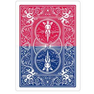 Red Blue Gimmicked Horizontal Bicycle Playing Card