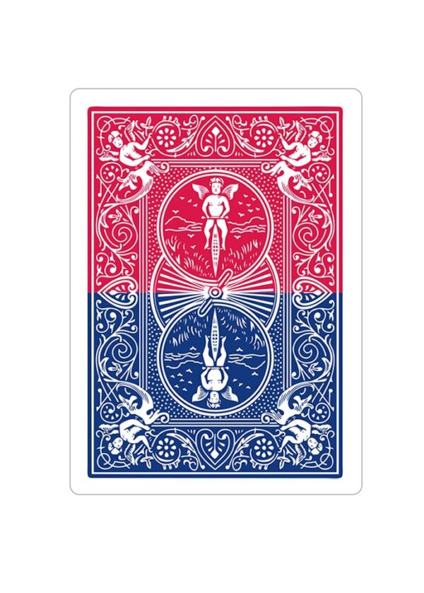 Red Blue Gimmicked Horizontal Bicycle Playing Card