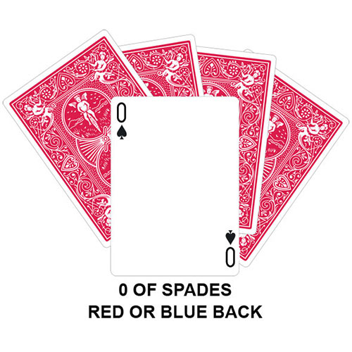 zero of spades gaff card