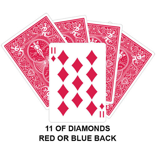 Eleven Of Diamonds Gaff Card