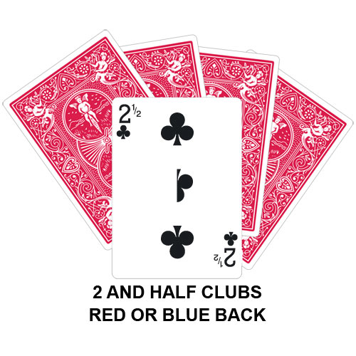 Two And Half Of Clubs Gaff Card