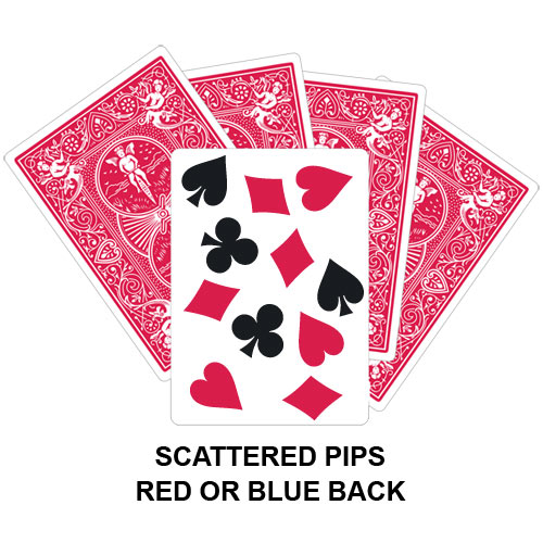 Scattered Pips Card Gaff Card
