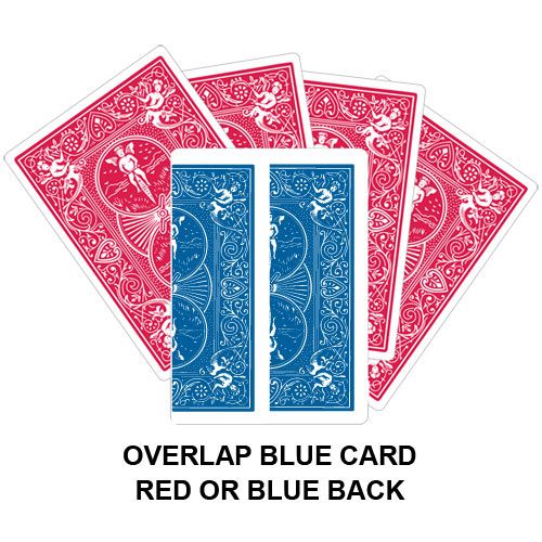 Overlap Blue Card Gaff Card