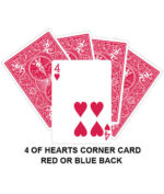 four of hearts corner gaff card