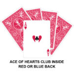 Ace Of Hearts Club Inside Gaff Card