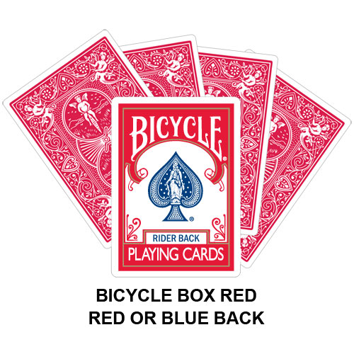 Bicycle Box Red Gaff Card