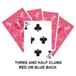 Three And Half Of Clubs Gaff Card