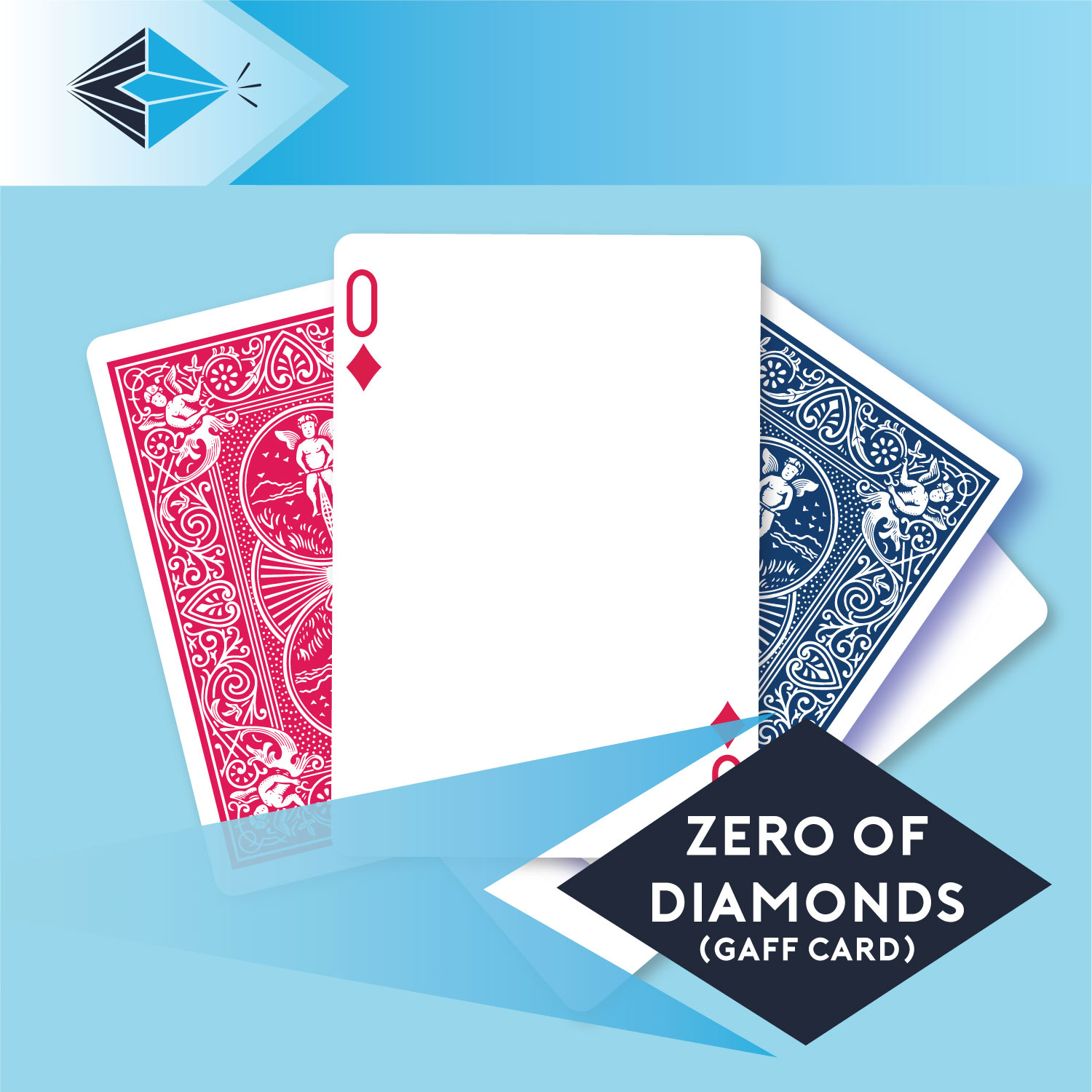 zero of diamonds gaff card 22 playing card for magicians printing printers Stockport Manchester UK