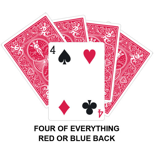 Four Of Everything Gaff Card