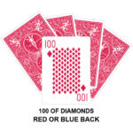 100 Of Diamonds Gaff Card
