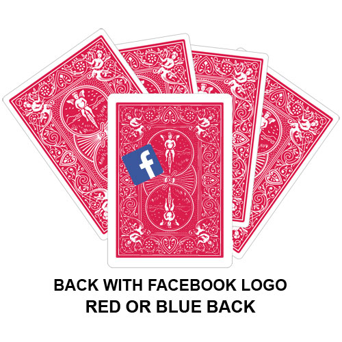 Back With Facebook Logo Gaff Card