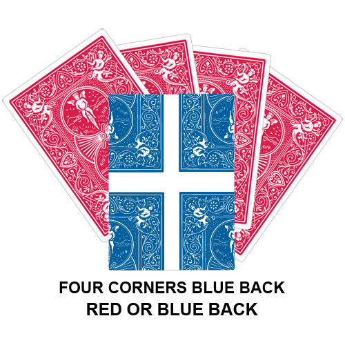 Four Corners Blue Back Gaff Card