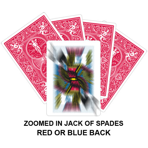 Zoomed In Jack Of Spades Gaff Card