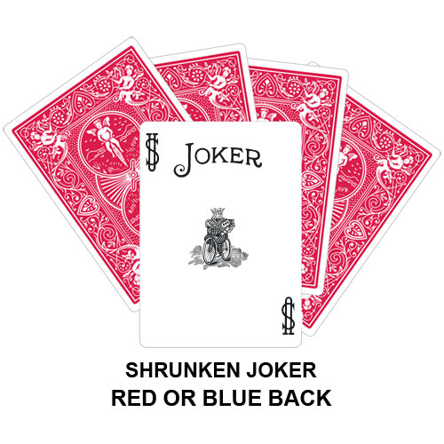 Shrunken Joker Gaff Playing Card