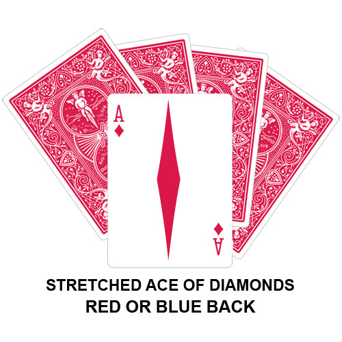Stretched Ace Of Diamonds Gaff Playing Card