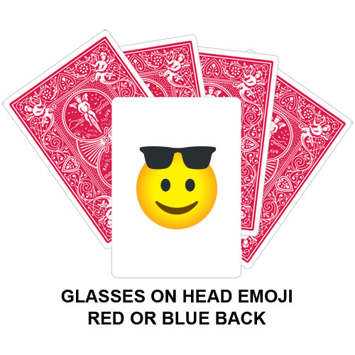 Glasses On Head Emoji Gaff Card