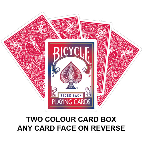 Two Colour Card Box Gaff Playing Card