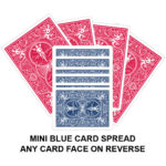 Mini Blue Card Spread Gaff Playing Card