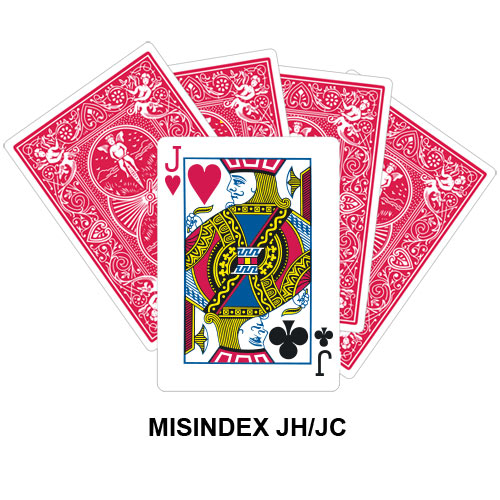 Mis Indexed JH/JC gaff card