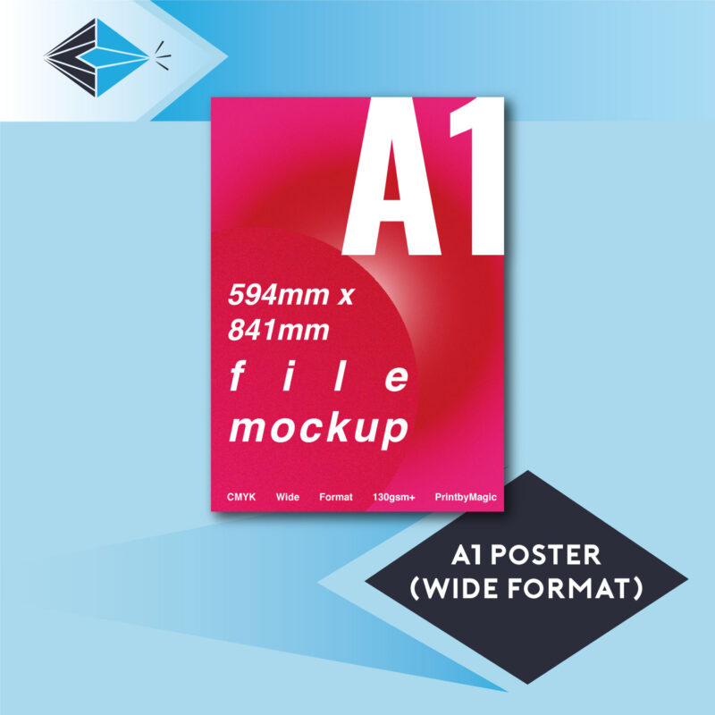 A1 Poster Printing - 594x841mm - PrintbyMagic