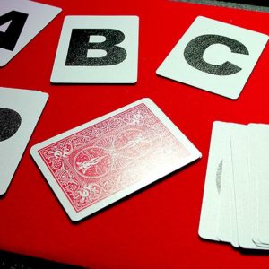 Alphabet Playing Cards No Index