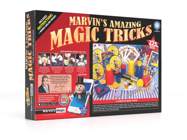 MARVINS AMAZING MAGIC TRICKS MAGIC SET BY MARVINS MAGIC