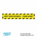 Keep Your Distance Floor Vinyl Sticker