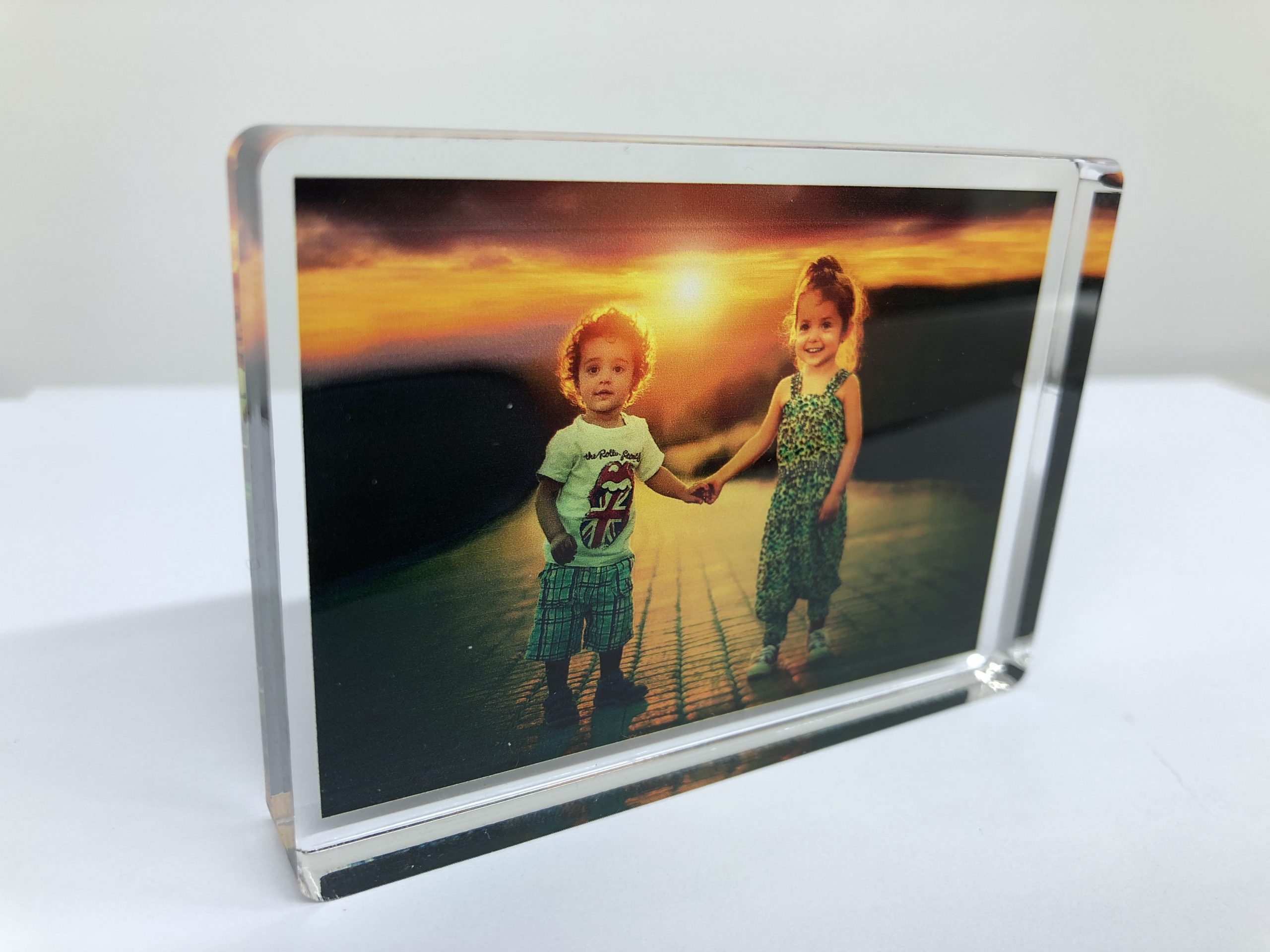 PHOTO BLOCK - Personalised Photo Block - 88x63 Playing Card Size - Your Image