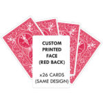 Custom Printed Playing Cards 26 cards