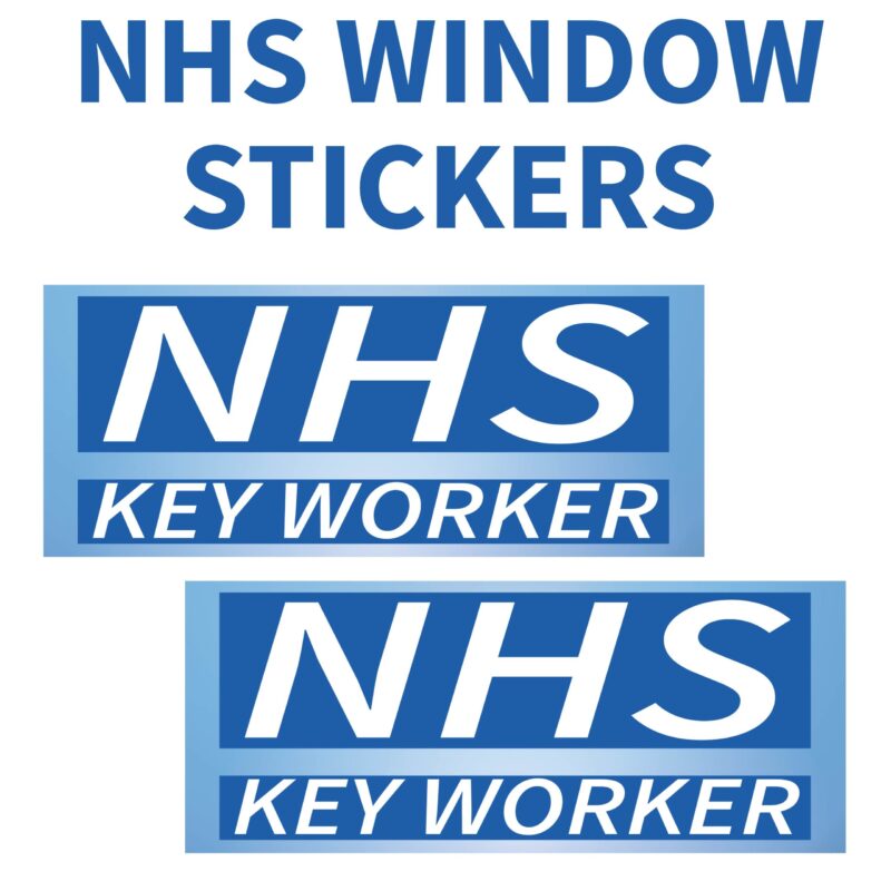 NHS KEY WORKER WINDOW STICKER