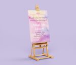 Custom Christening Poster - Printed Order of the Day