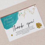 Custom Thank You Cards - Watercolour Wash
