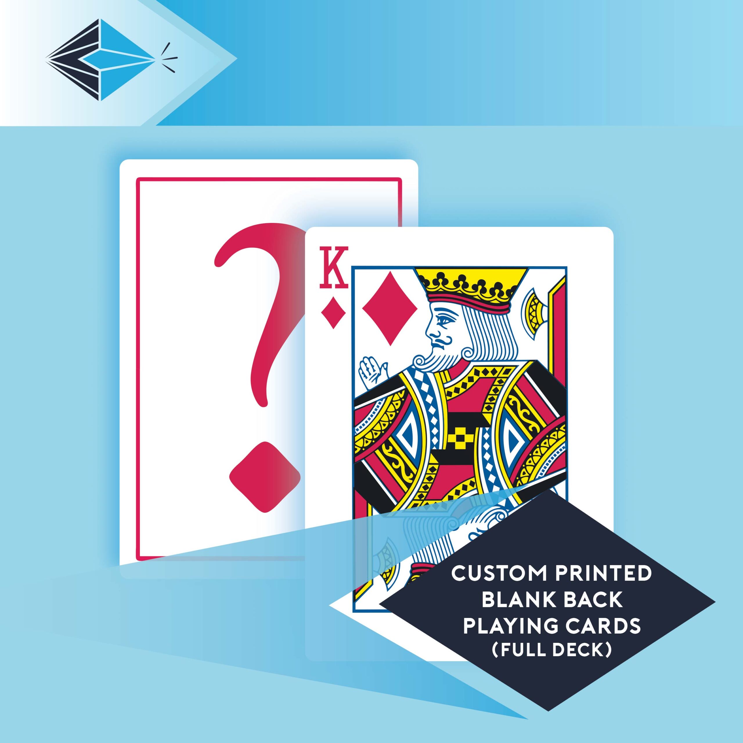 Custom Blank Back Playing Card Printing - PrintbyMagic