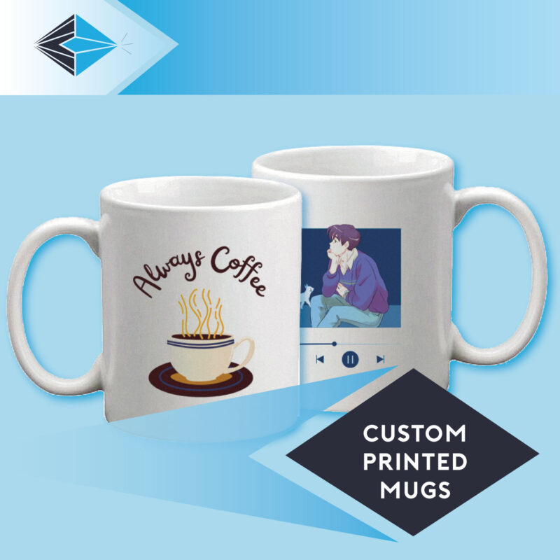 custom printed mugs personalised mug printing your design stockport manchester uk