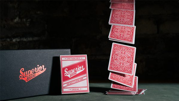 Superior (Red) Playing Cards by Expert Playing Card Co