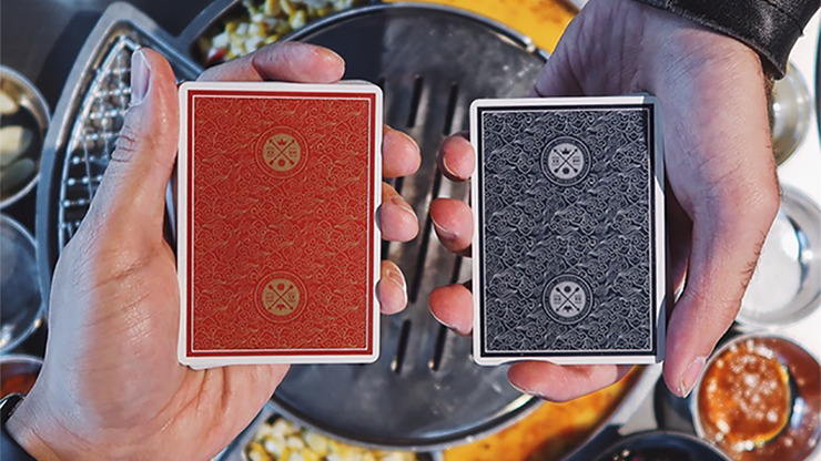 Visa Red Playing Cards by Patrick Kun and Alex Pandrea