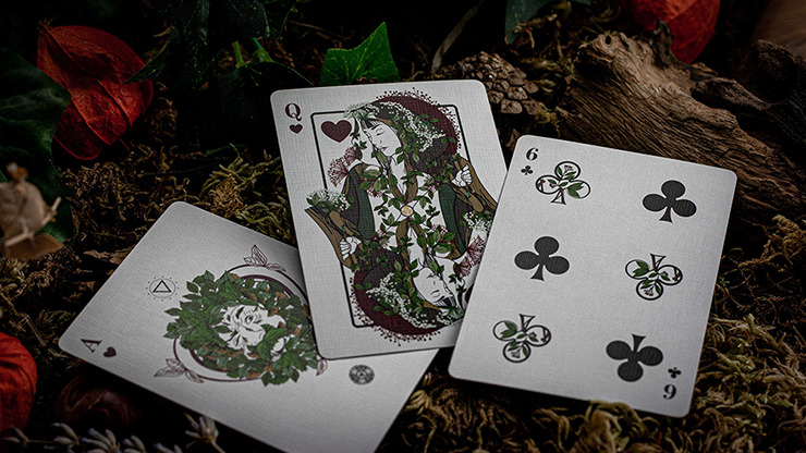 The Green Man Playing Cards (Autumn) by Jocu
