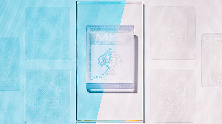 Invisible AQUA Playing Cards by MPC