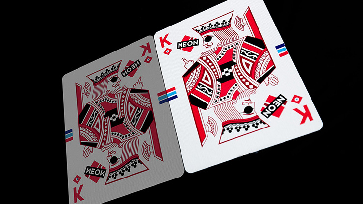Half Brick (6 Decks) HYPER NEON Playing Cards by Riffle Shuffle