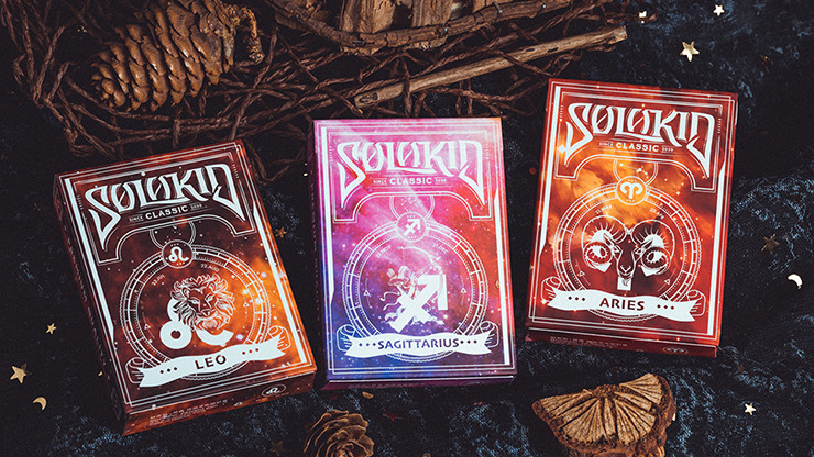 Solokid Constellation Series V2 (Leo) Playing Cards by Solokid Playing Card Co.
