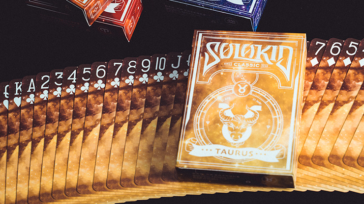 Solokid Constellation Series V2 (Taurus) Playing Cards by Solokid Playing Card Co.