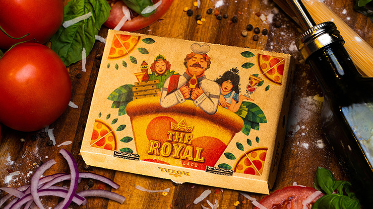 The Royal Pizza Palace Playing Cards Set by Riffle Shuffle