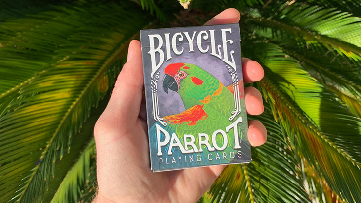 Gilded Bicycle Parrot Playing Cards