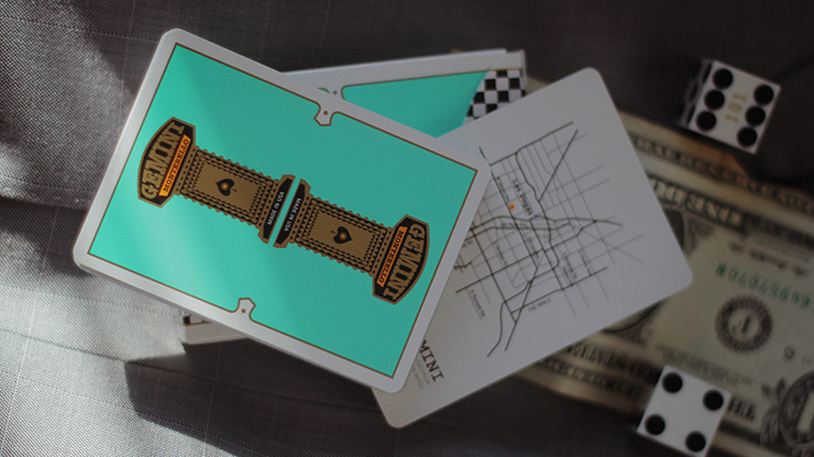 Gemini Casino Turquoise Playing Cards by Gemini