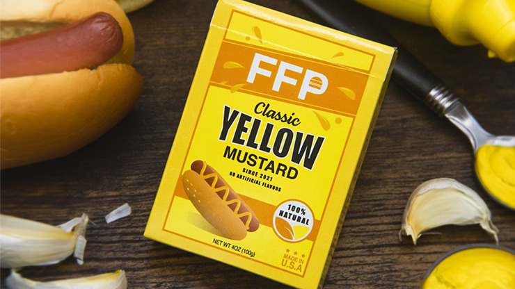 Mustard Playing Cards by Fast Food Playing Cards