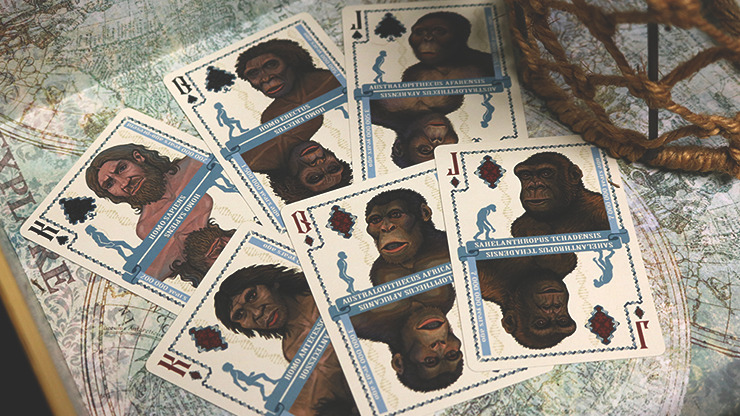 Evolution Of Mankind Playing Cards