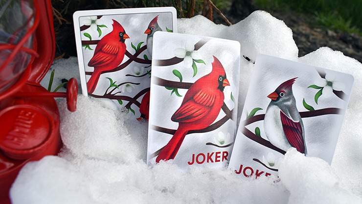 Cardinals Playing Cards by Midnight Cards