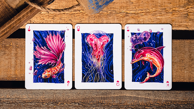 False Anchors V4 (Deep Sea) Playing Cards by Ryan Schlutz
