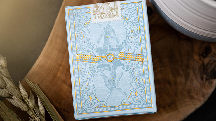 The Windmill Back (Azure Blue Edition) Playing Cards