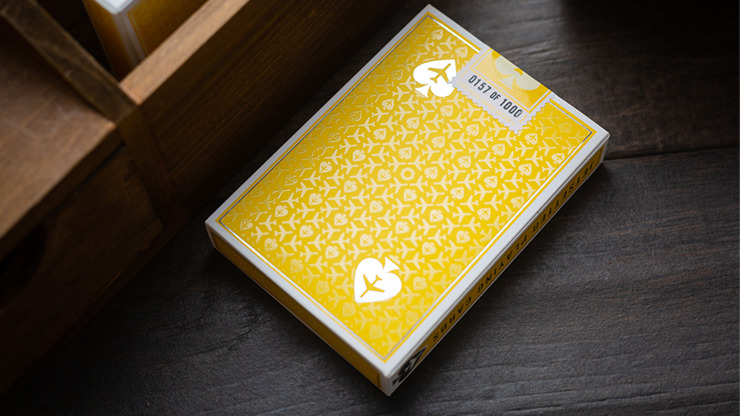 Limited Edition Lounge in Taxiway Yellow by Jetsetter Playing Cards